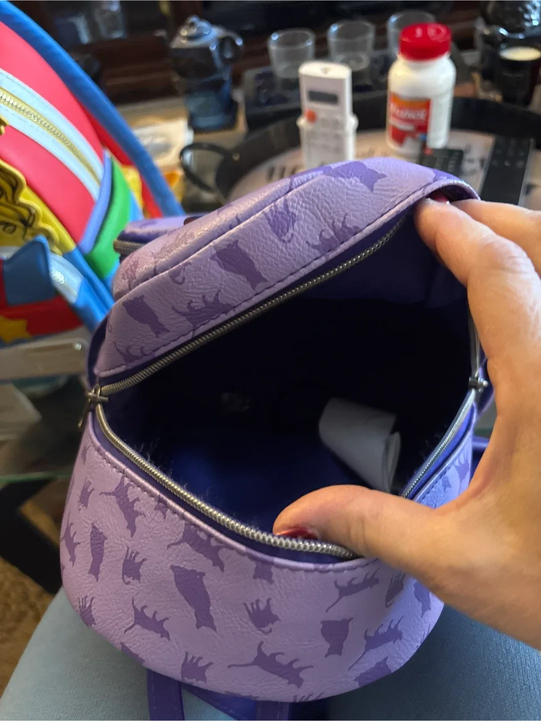 Loungefly Batman Catwoman Mini Backpack image indicator(3)