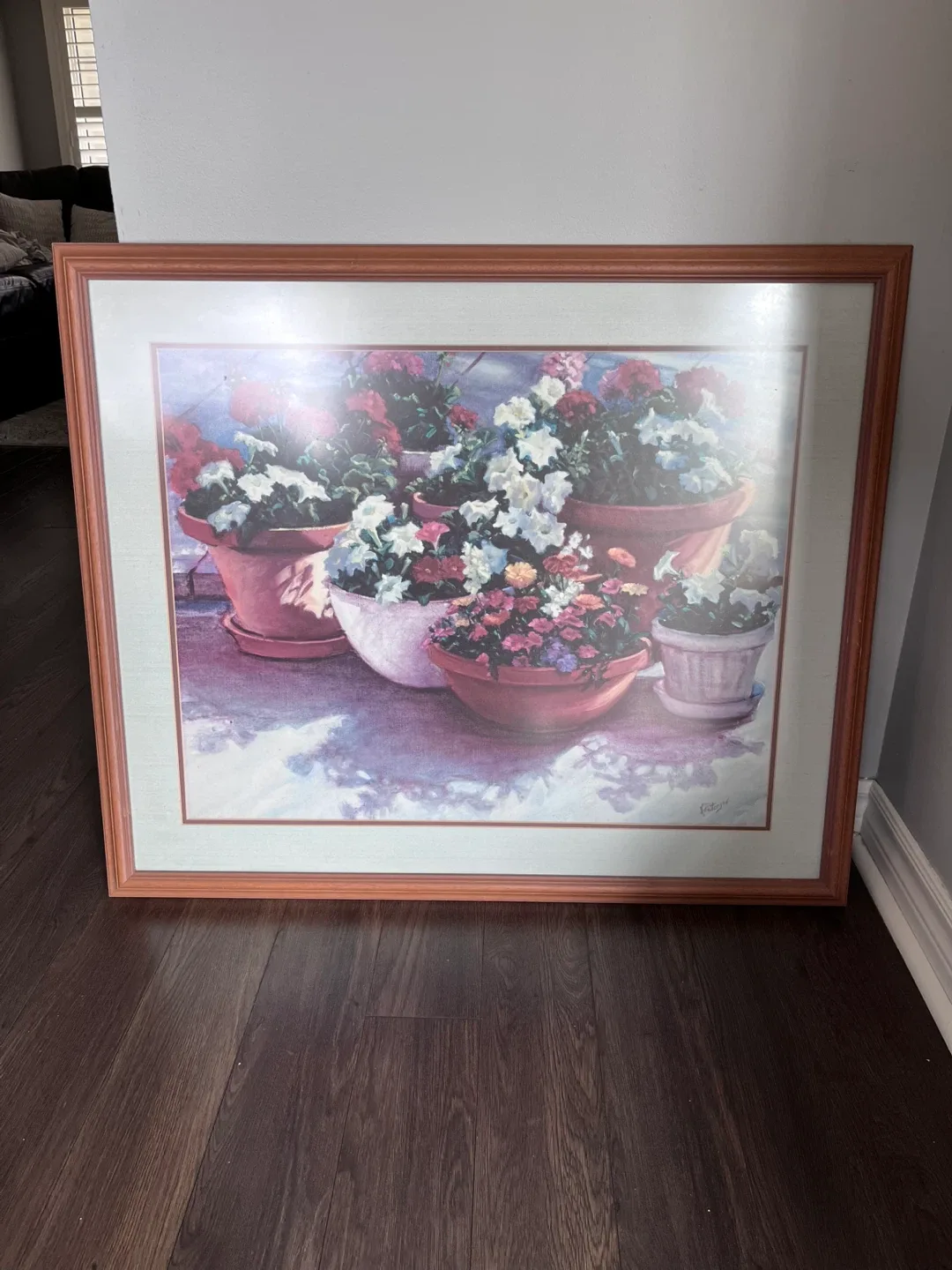 Framed Floral Print