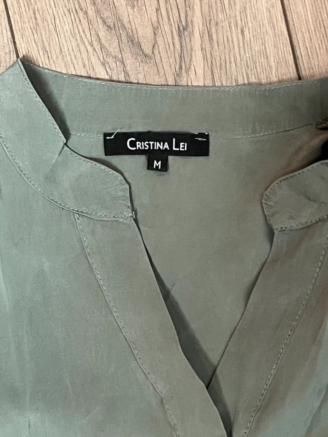 Cristina Lei Green Dress - Size M - photo 3
