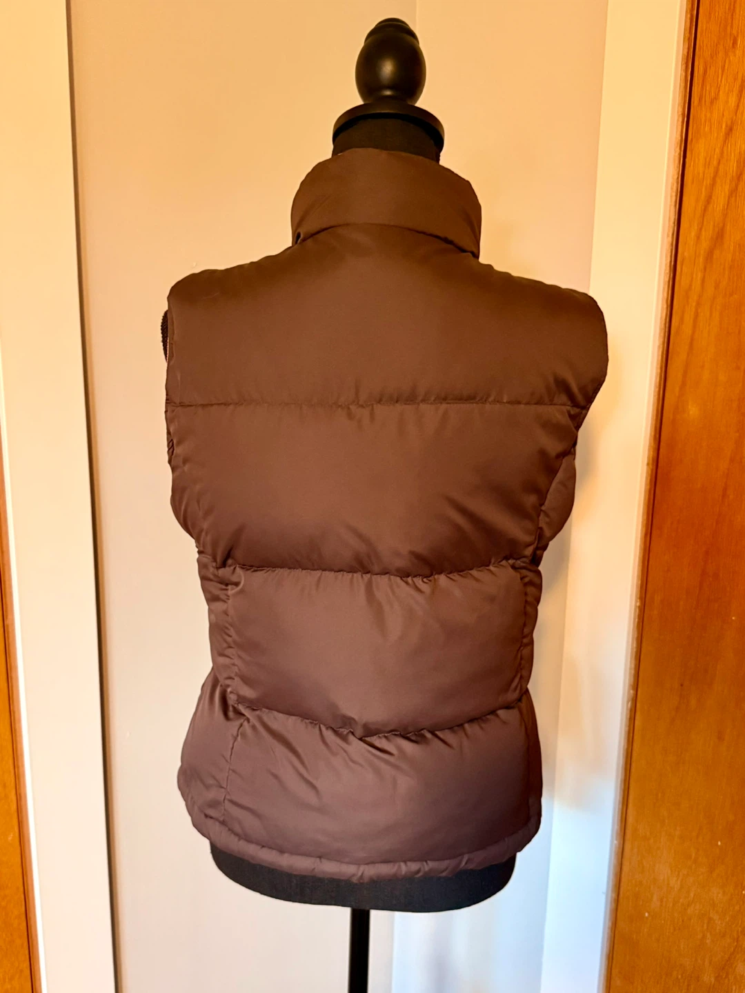 Reversible Puffer Vest - Brown/Pink - Size M - photo 2