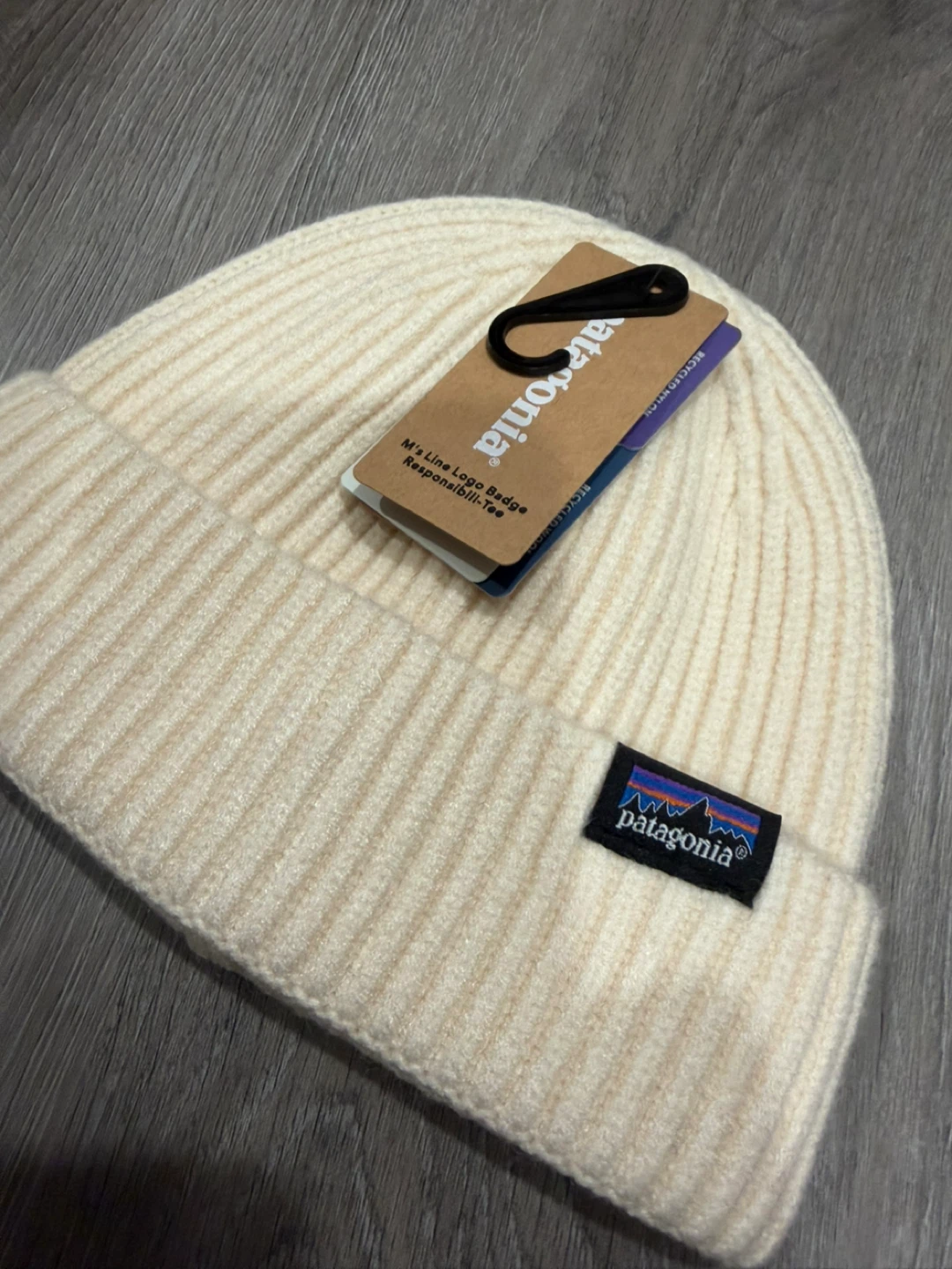 New Patagonia Fisherman's Rolled Beanie - Cream - photo 3
