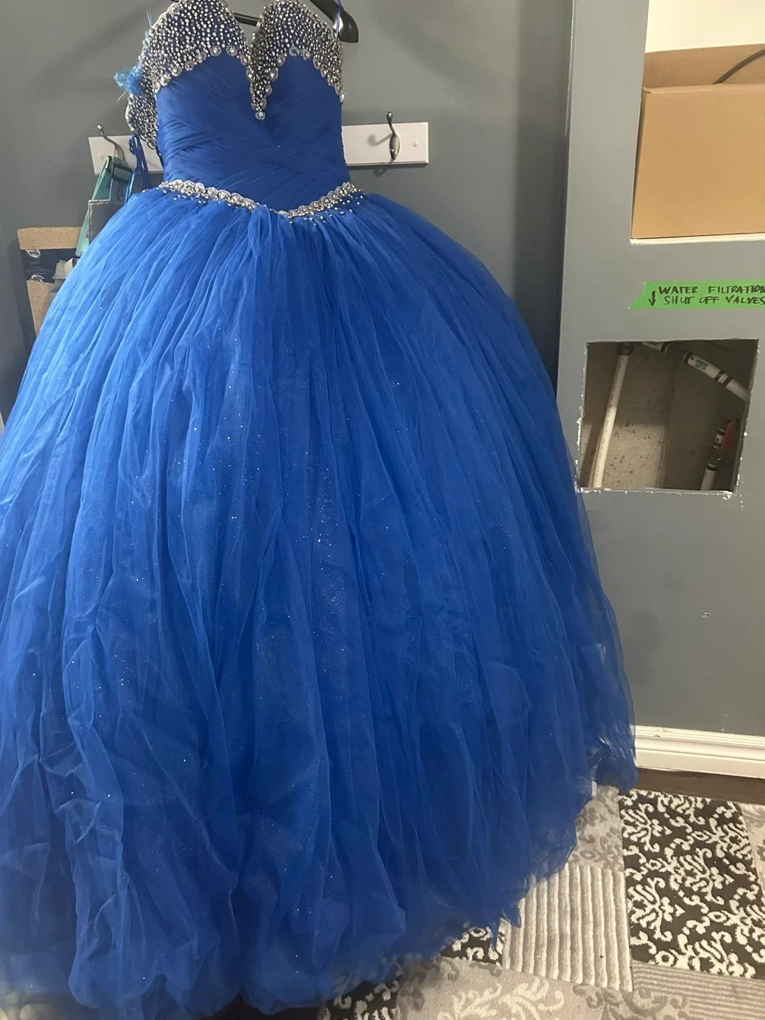 Blue Tulle Quinceañera Dress image indicator(2)