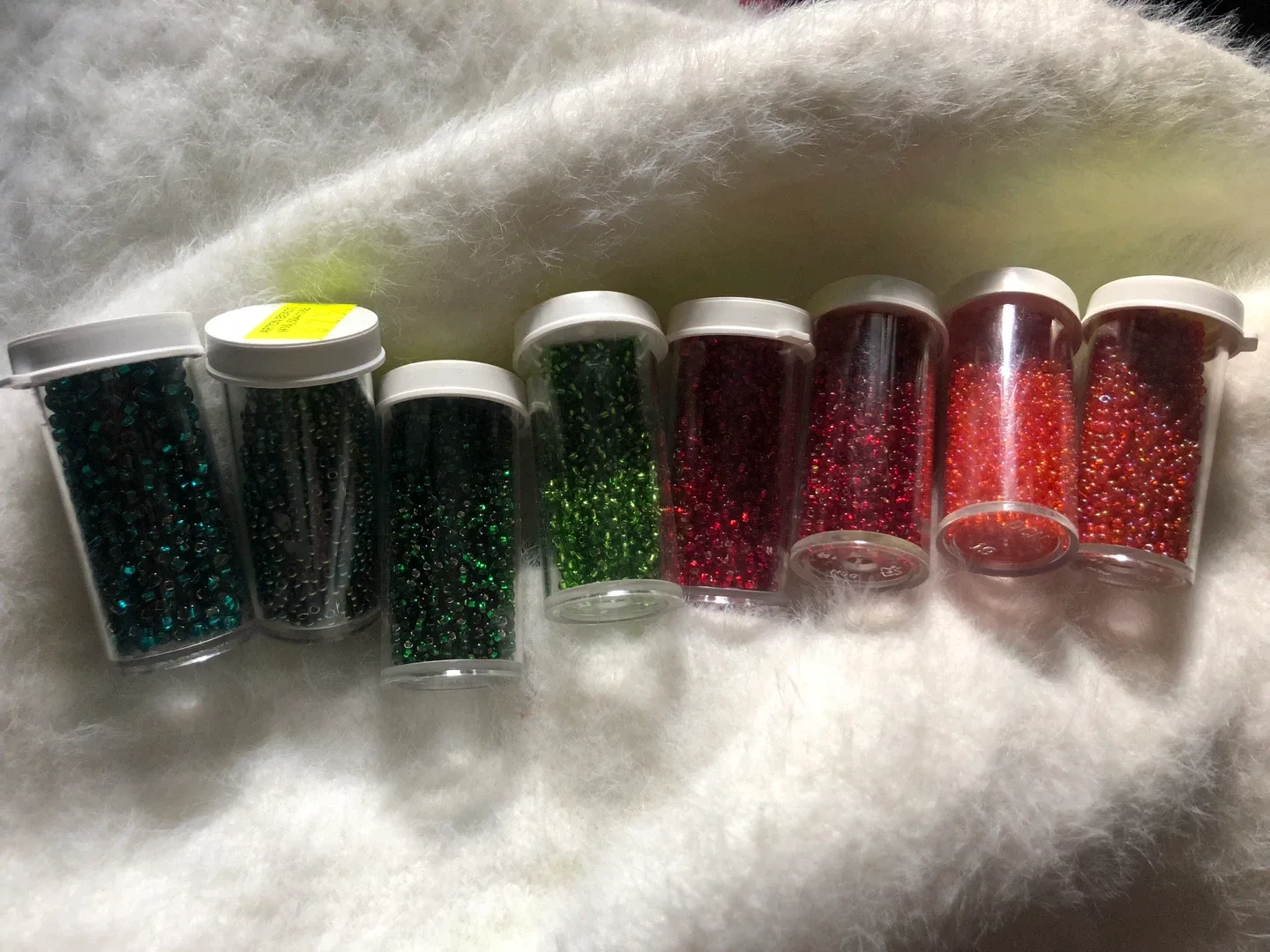 Craft Beads - Red, Green, Blue