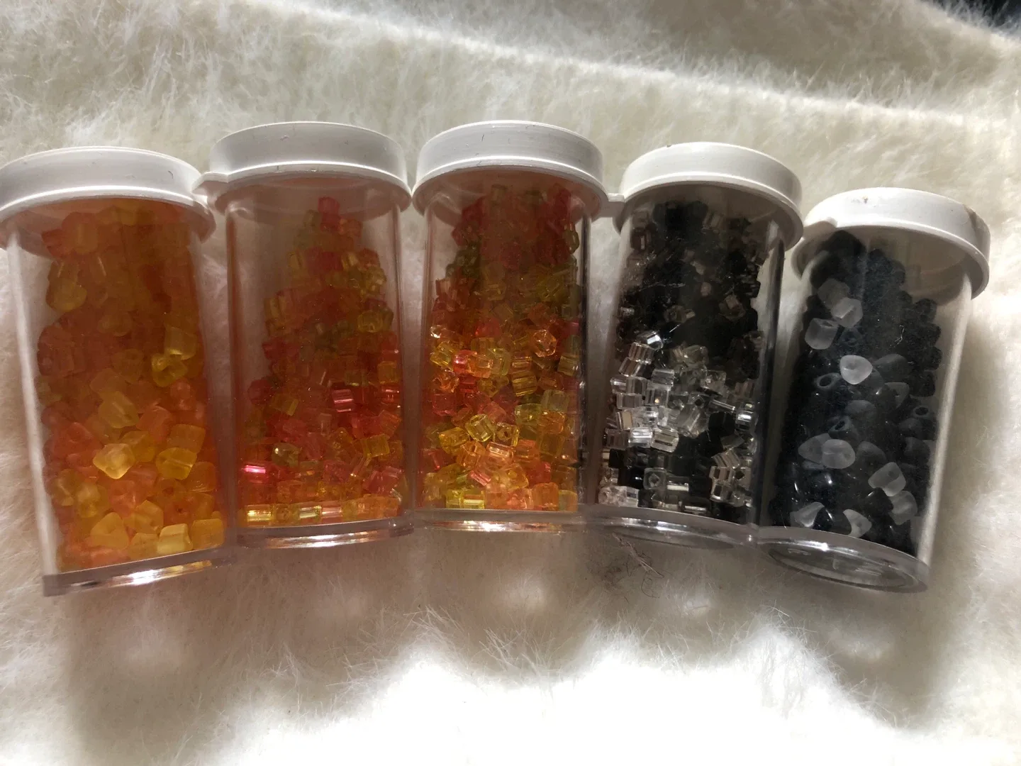 Assorted Craft Beads - Various Colours