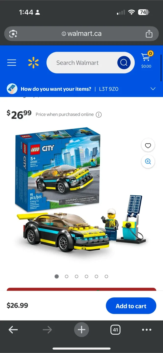 LEGO City 60383 Electric Sports Car - New image indicator(2)