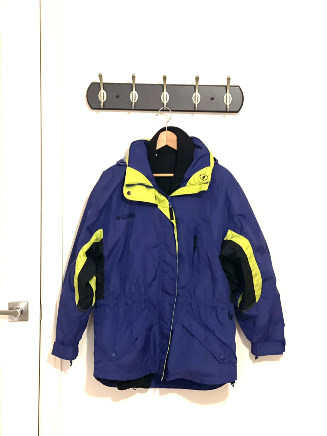 Columbia Blue & Yellow Winter Jacket