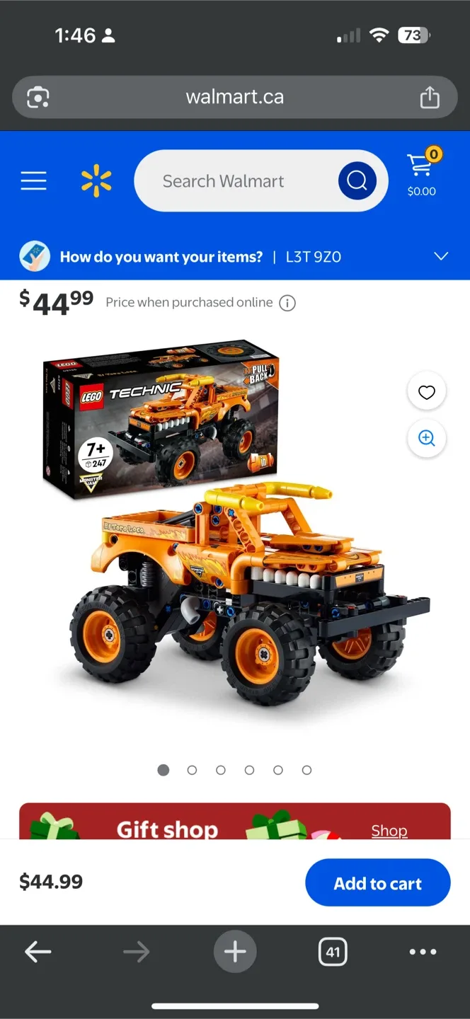 LEGO Technic Monster Jam Toro Loco 42135 image indicator(2)