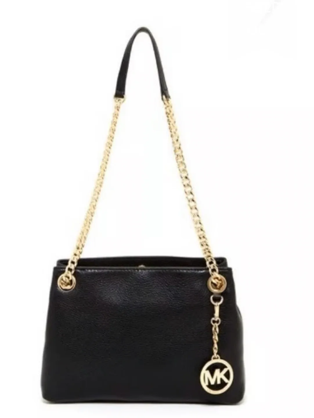 Michael Kors Black Leather Jet Set Tote image indicator(3)