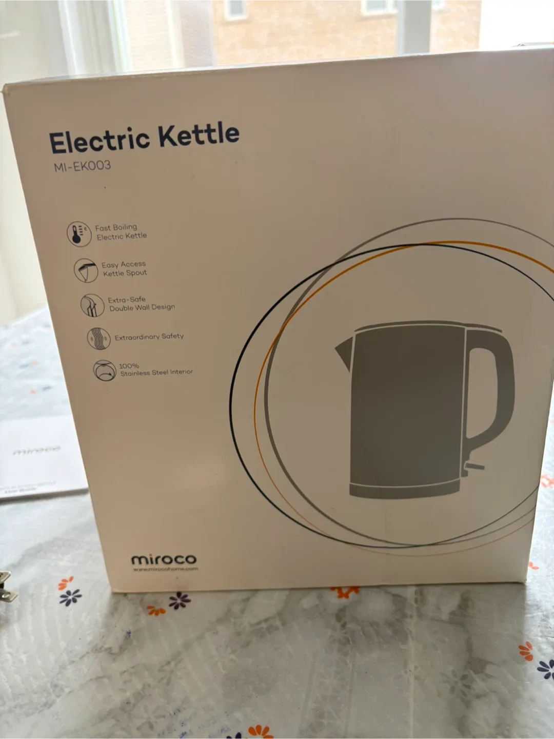 Brand New Miroco Electric Kettle – 1.5L, 1500W image indicator(5)