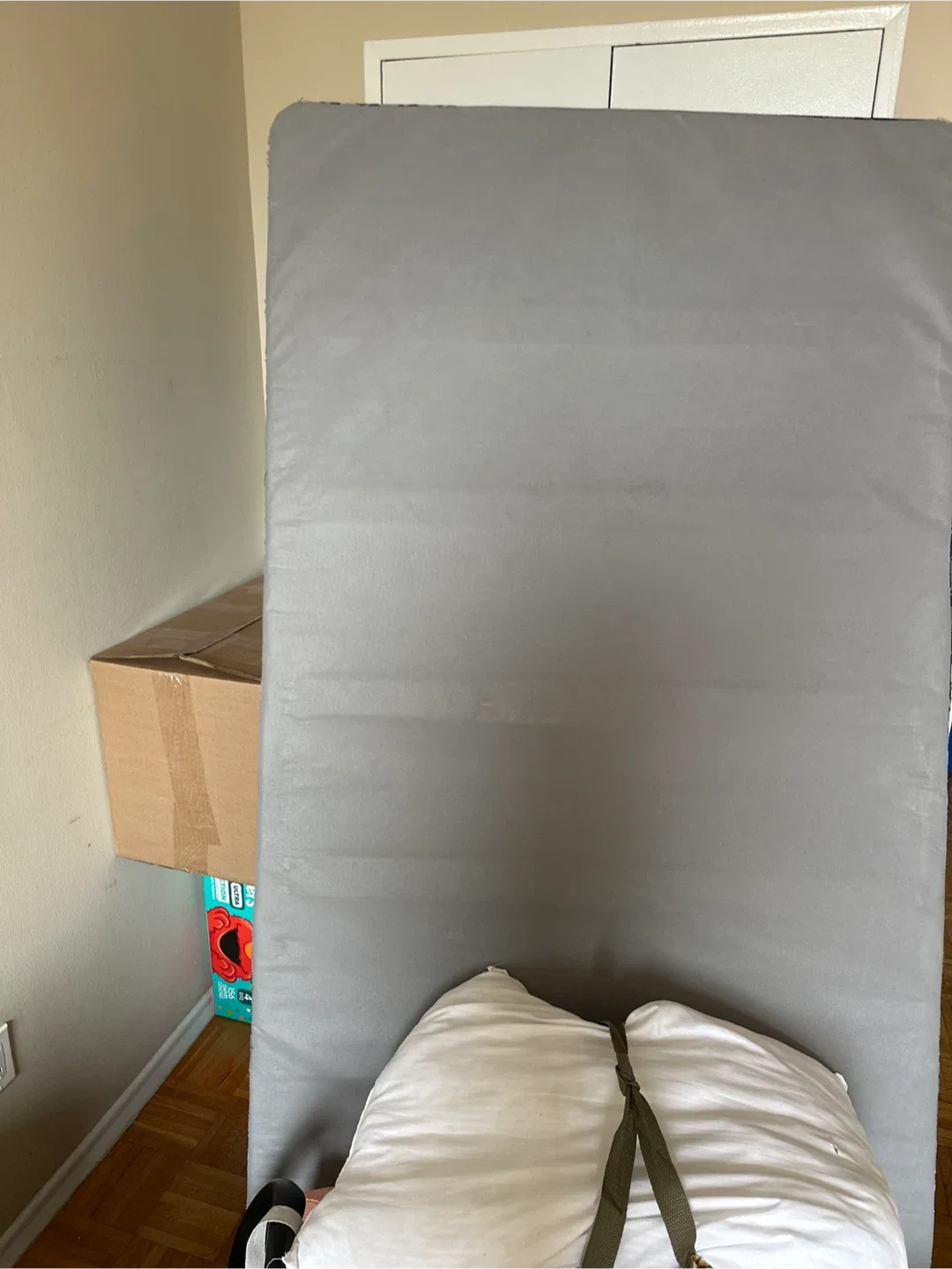 Twin size Grey Mattress Foundation image indicator(2)