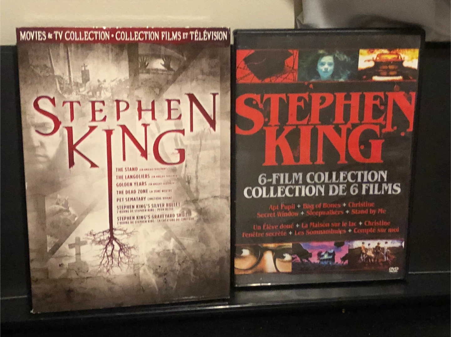 DVD Movie Collection - Stephen King, Horror Classics