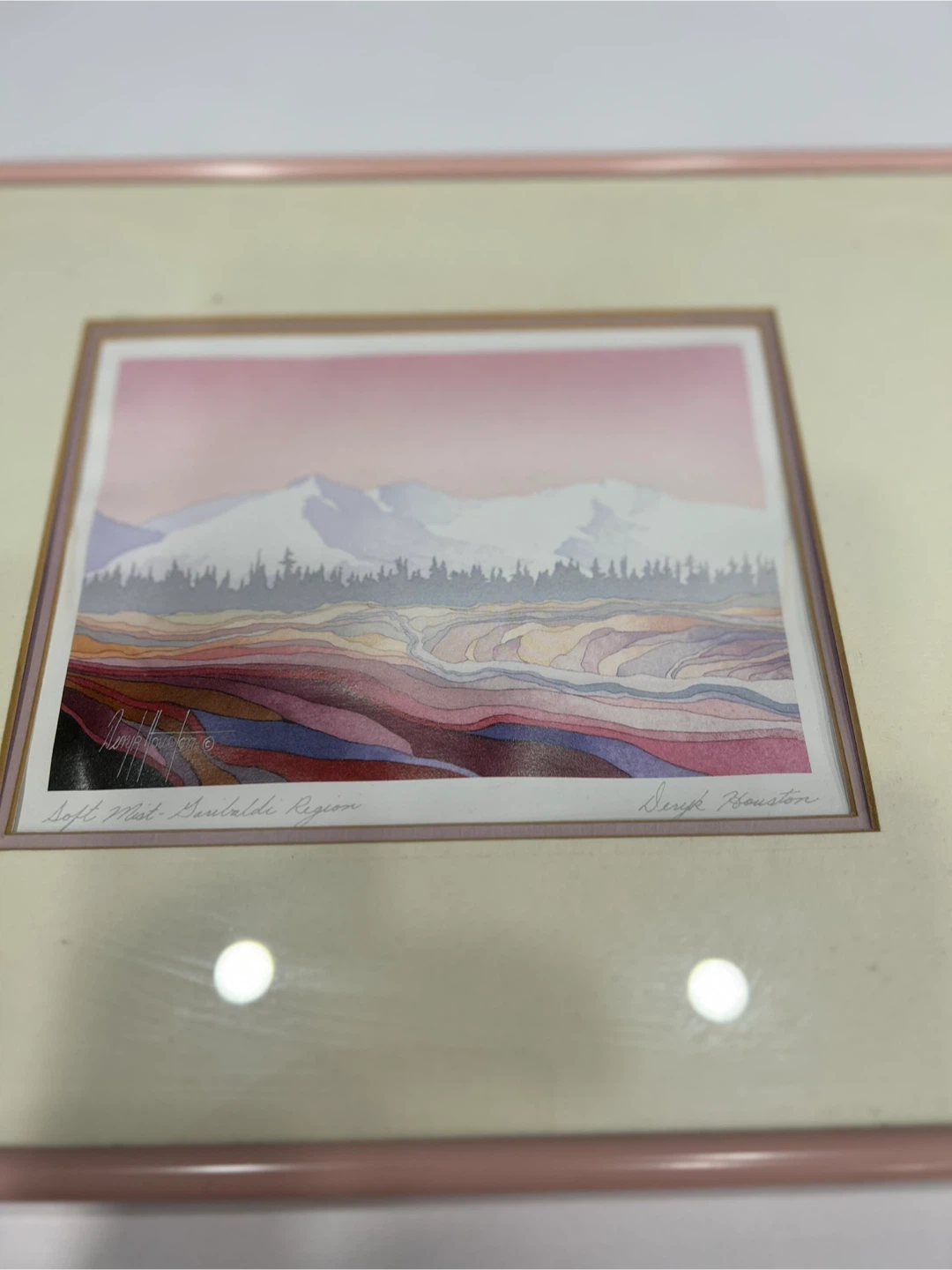 Deryk Houston 'Soft Mist Garibaldi Region' Print