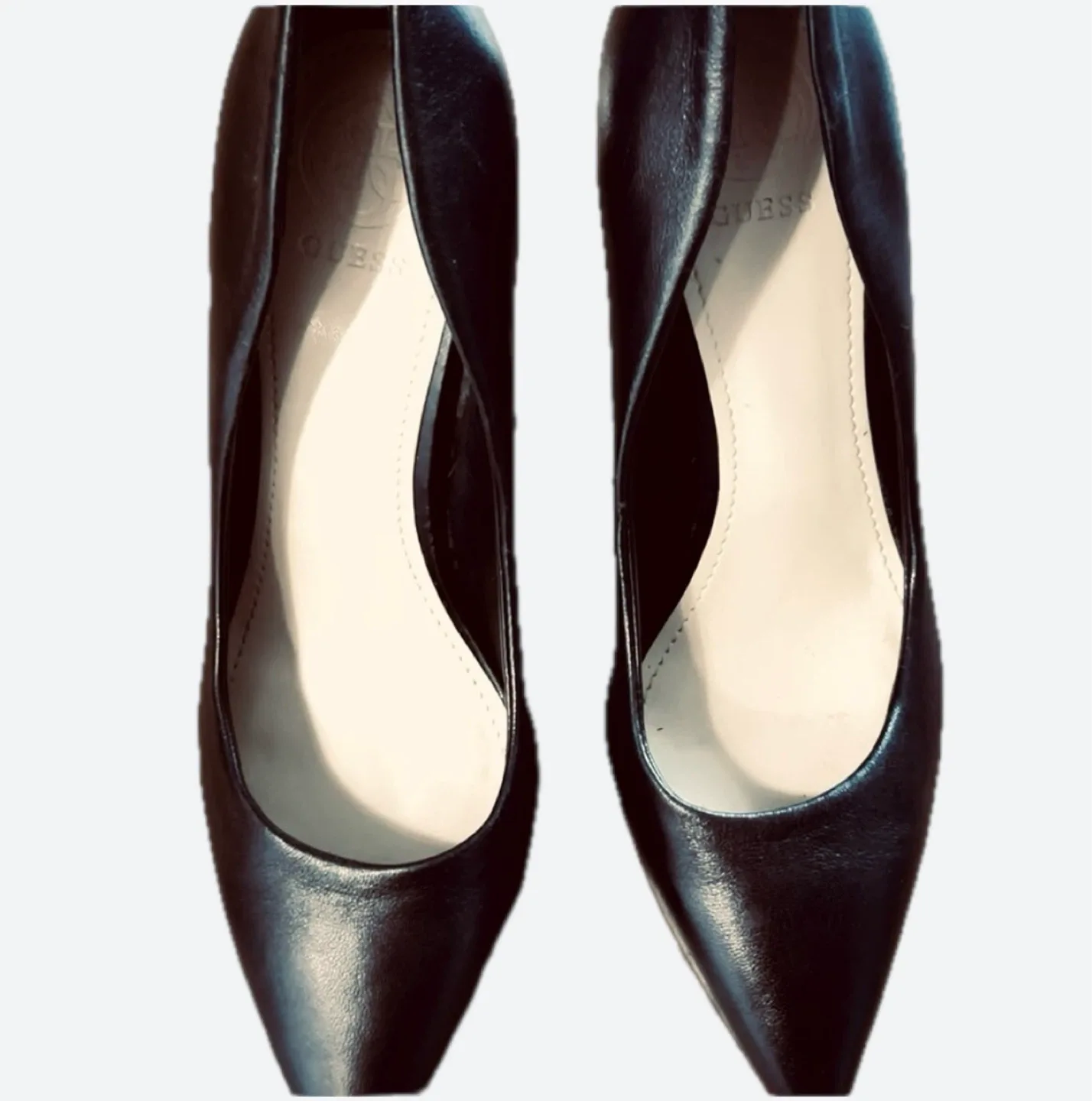Guess Black Leather Point-Toe Stiletto image indicator(3)