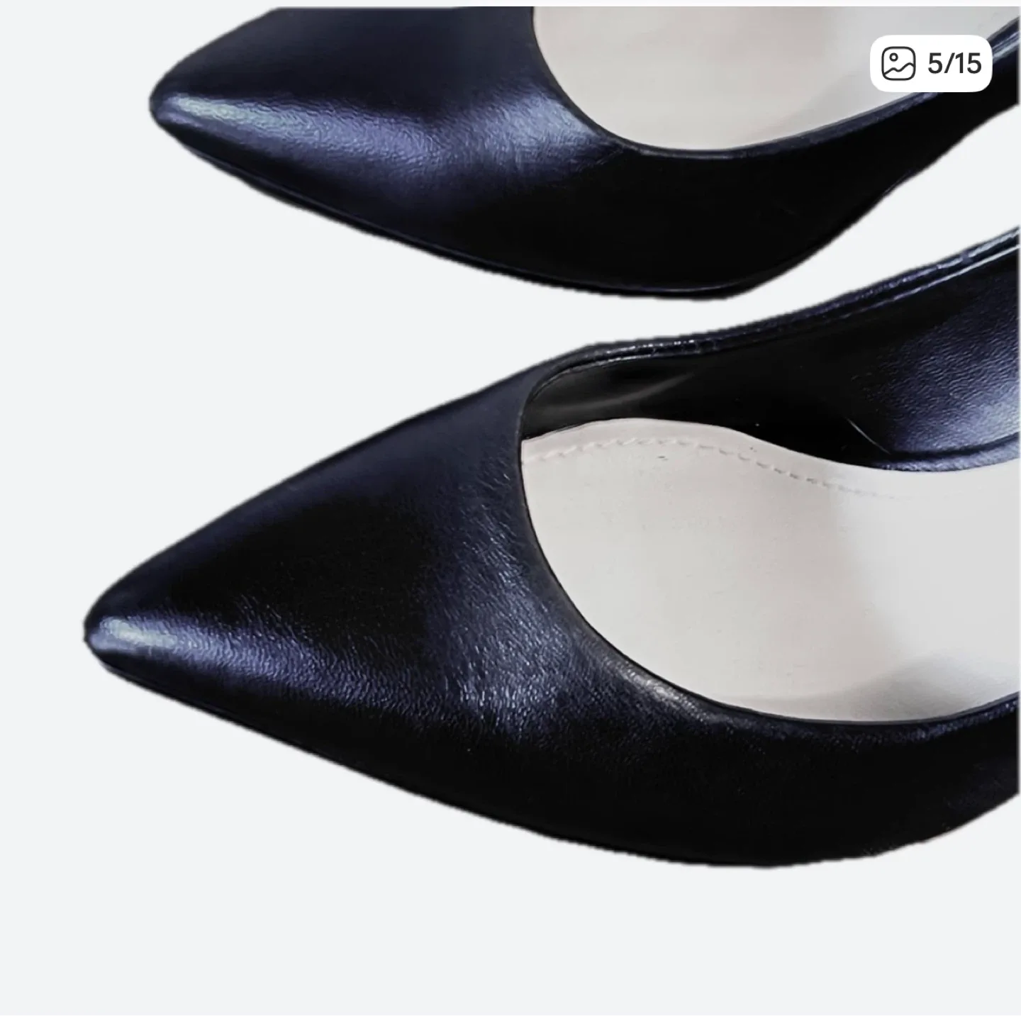 Guess Black Leather Point-Toe Stiletto image indicator(5)