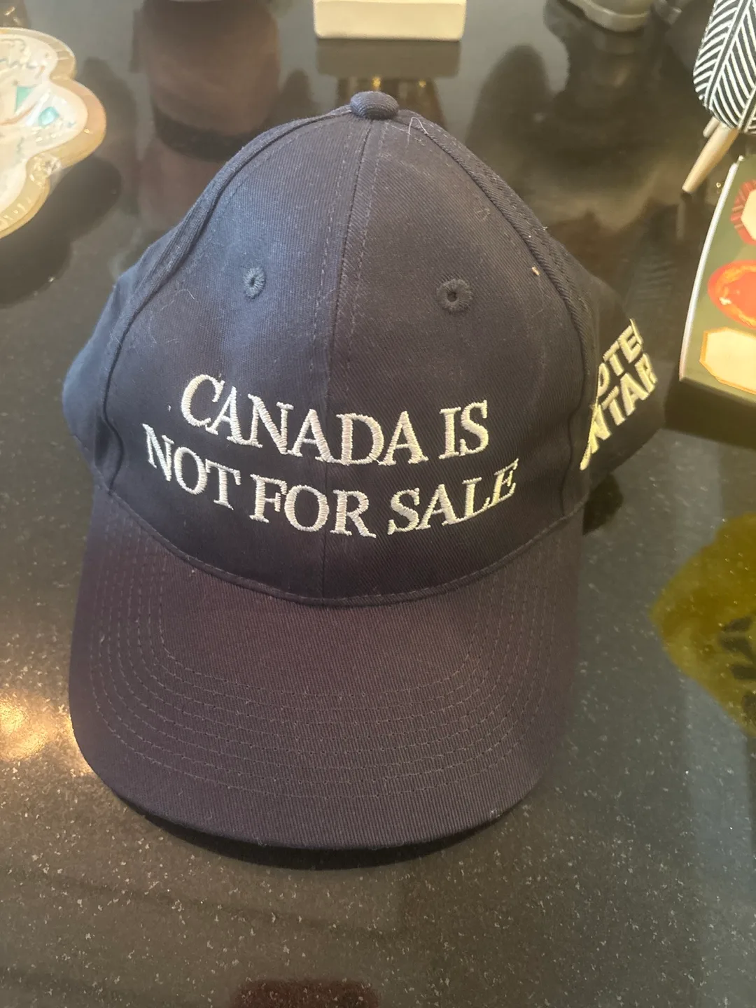 ❤️DECLUTTER SALE❤️ Canada is Not for Sale Hat - Protect Ontario thumbnail