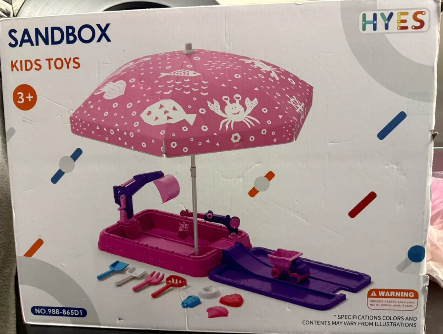 HYES Sandbox Kids Toys 3+