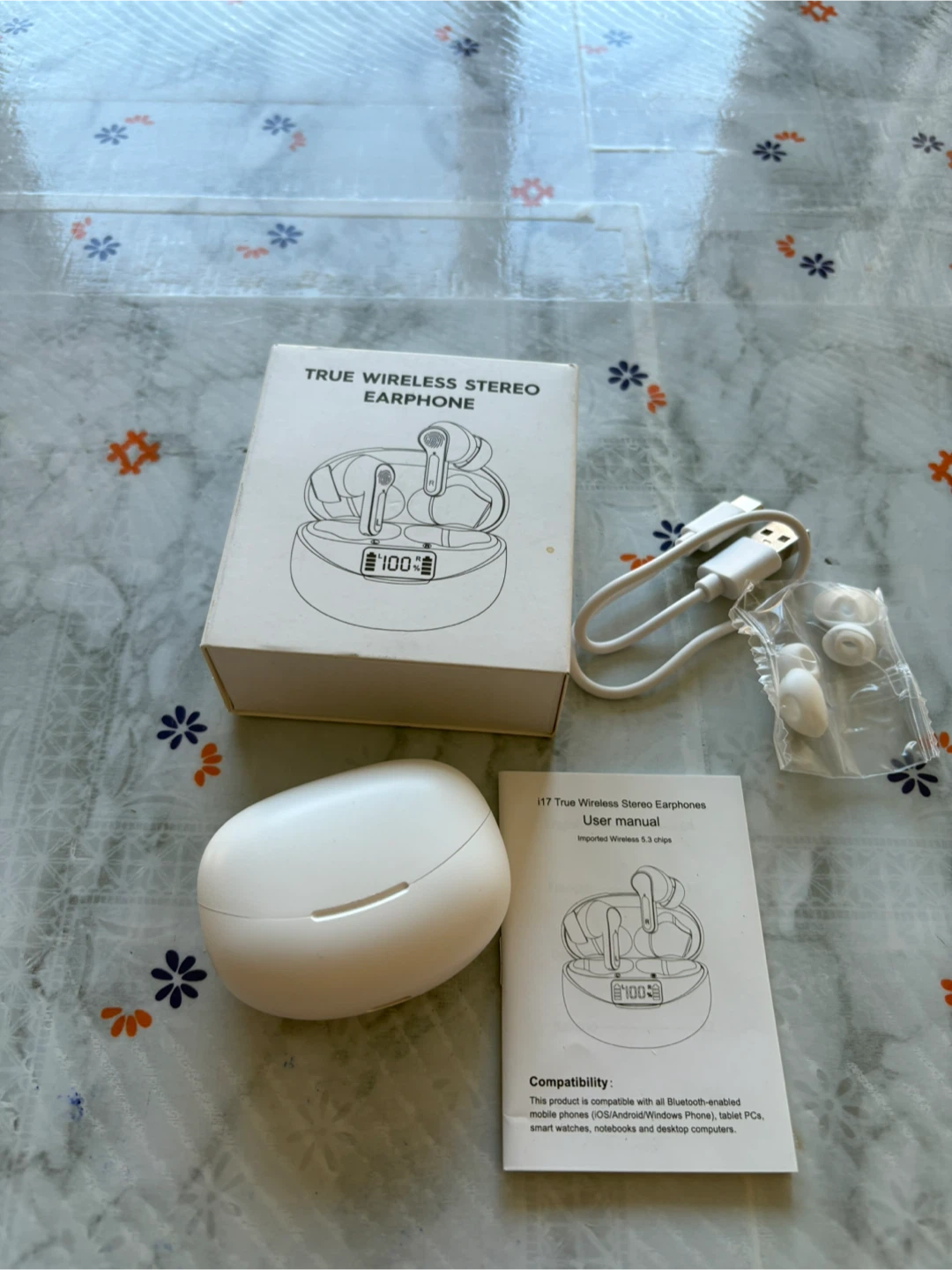 i17 True Wireless Stereo Earphones  – Brand New