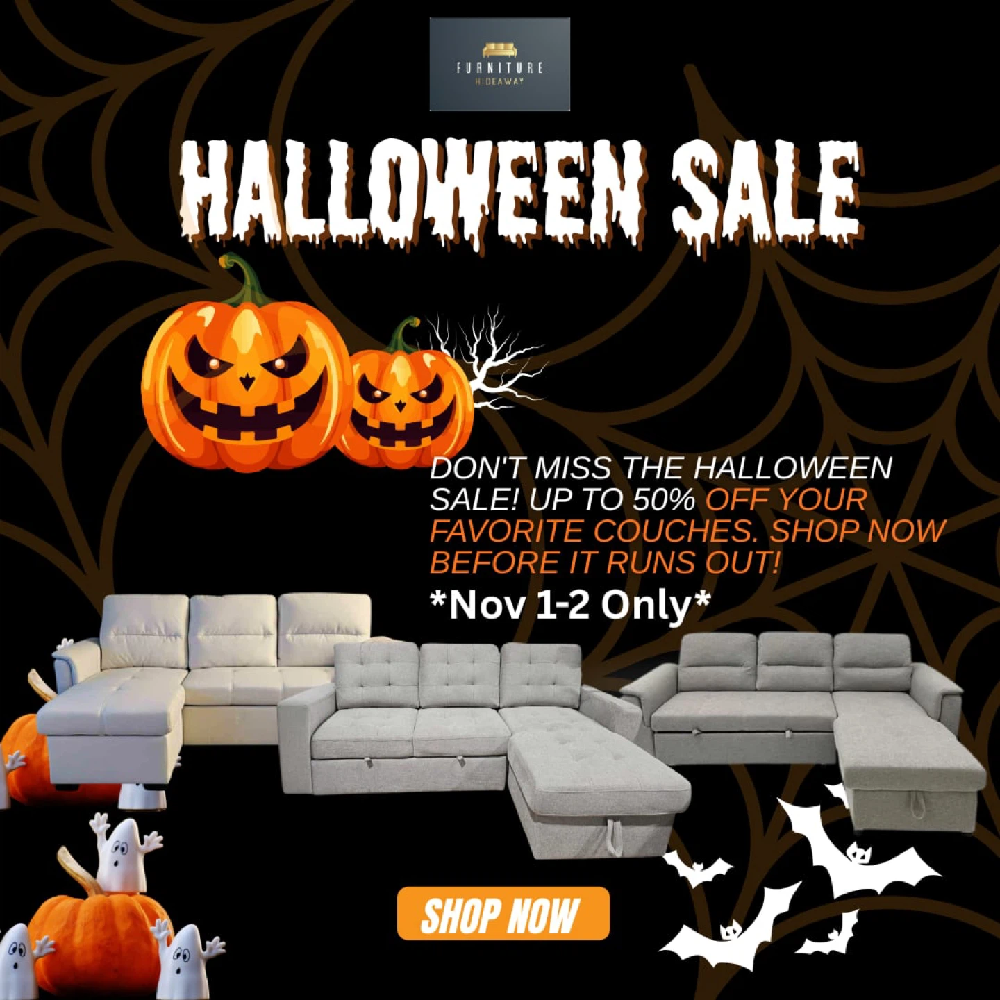 👻Don’t Ghost Our Sale— It’s Wicked Good!🦇🎃