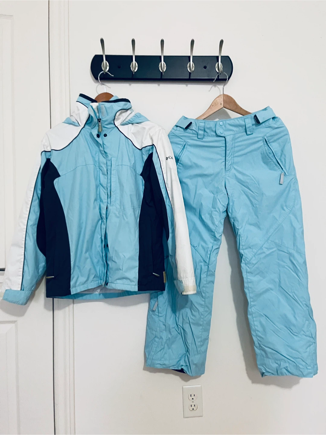 Columbia Ski Jacket & Pants Set - Blue/White