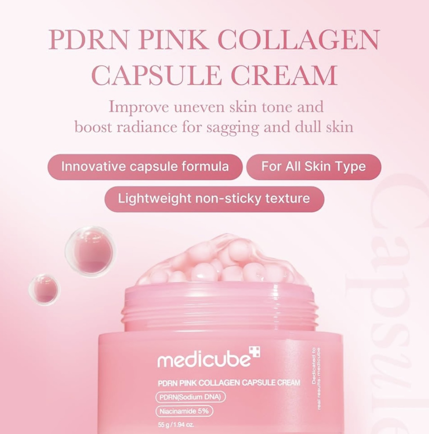 Medicube PDRN Pink Collagen Capsule Cream - photo 2