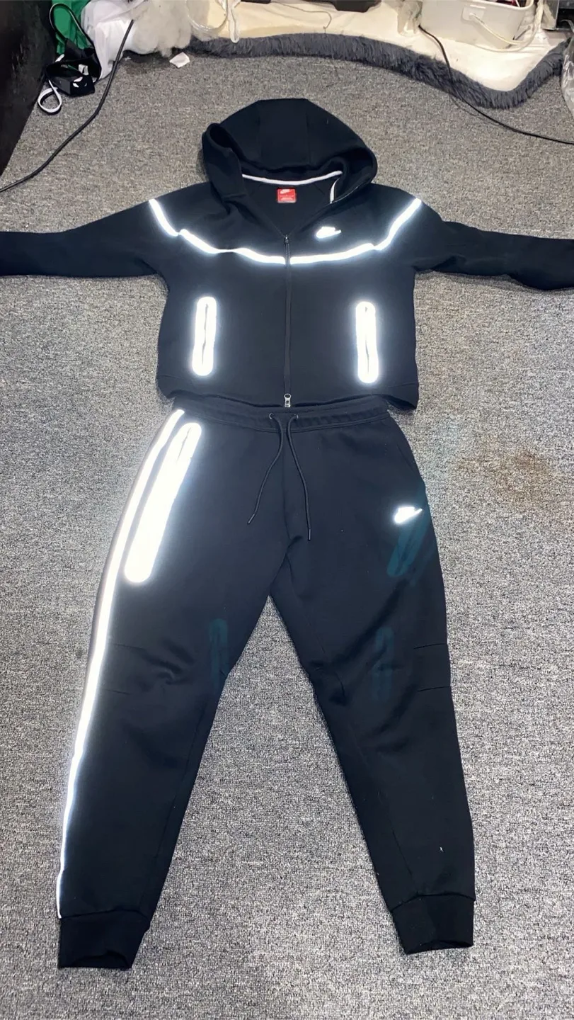 Nike Tech Fleece Tracksuit - Black thumbnail