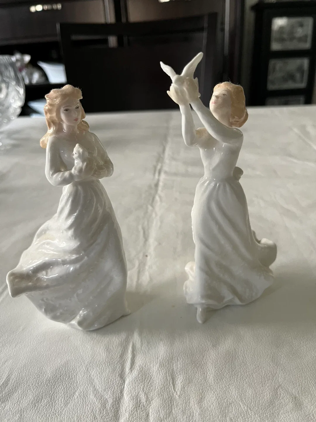 Royal Doulton Figurines - Loving You & Thinking of You