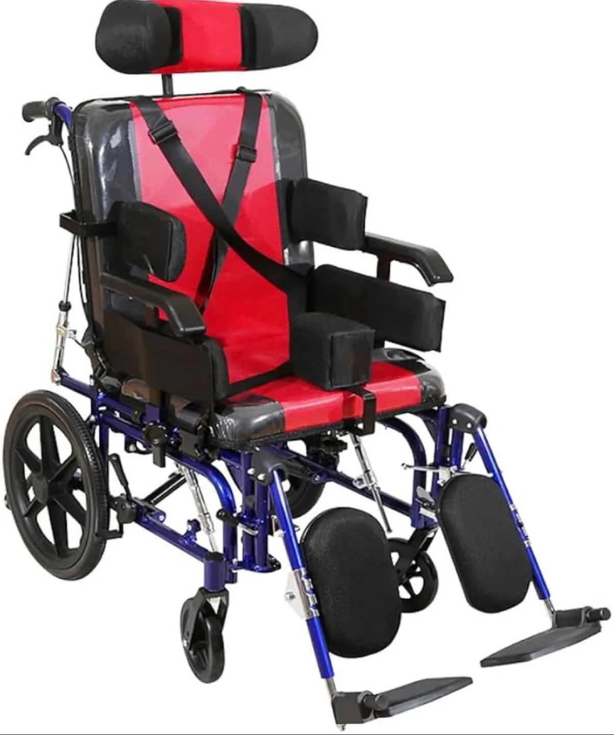 Adaptive Positioning Wheelchair - Red & Black image indicator(2)