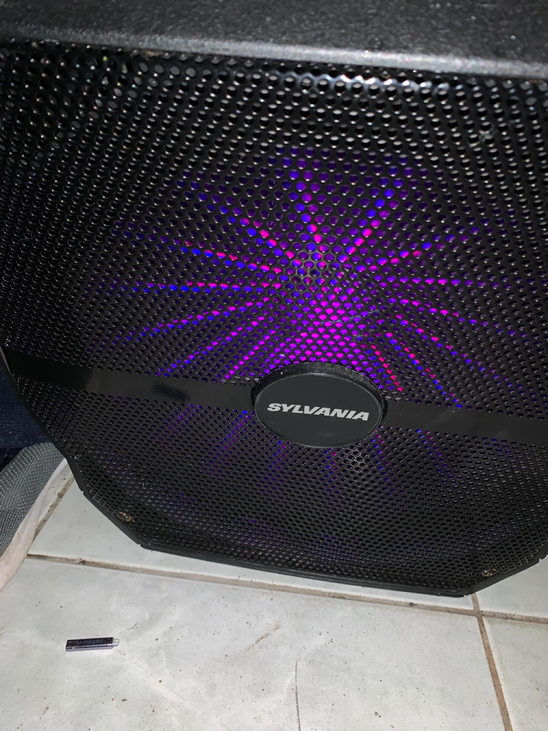 Sylvania Tailgate Speaker with LED Lighting