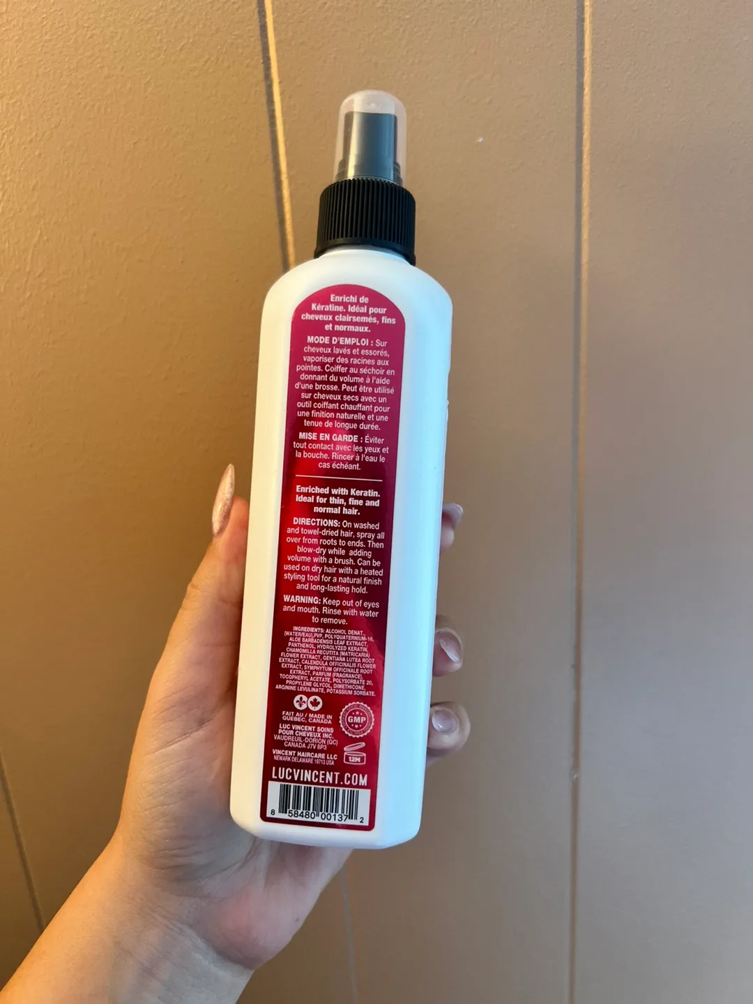 Luc Vincent Spray It Up! Styling Volumizer image indicator(3)