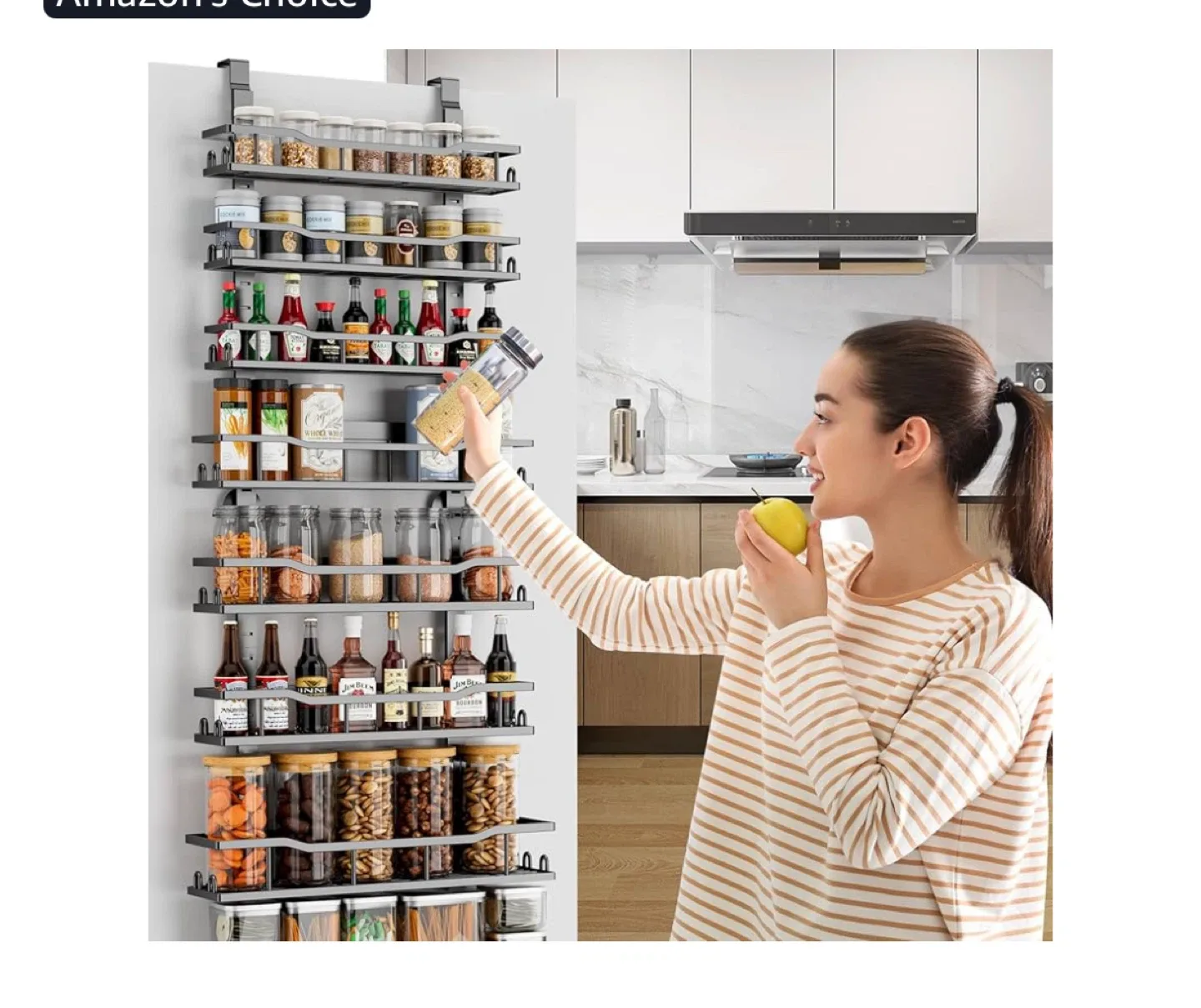 9-Tier Over The Door Organizer - Black image indicator(3)