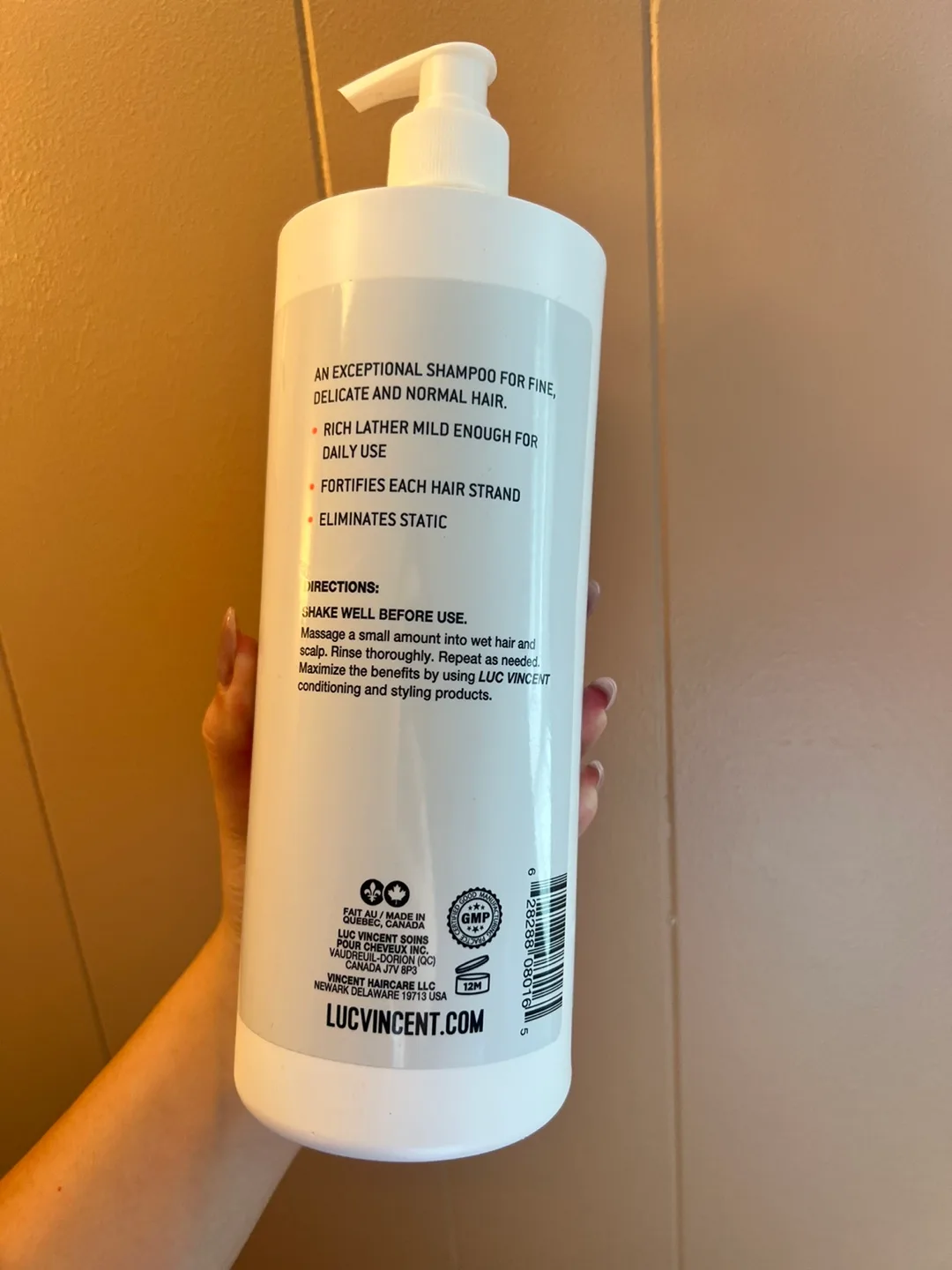 Luc Vincent UP! System Shampoo - 1 Litre image indicator(3)