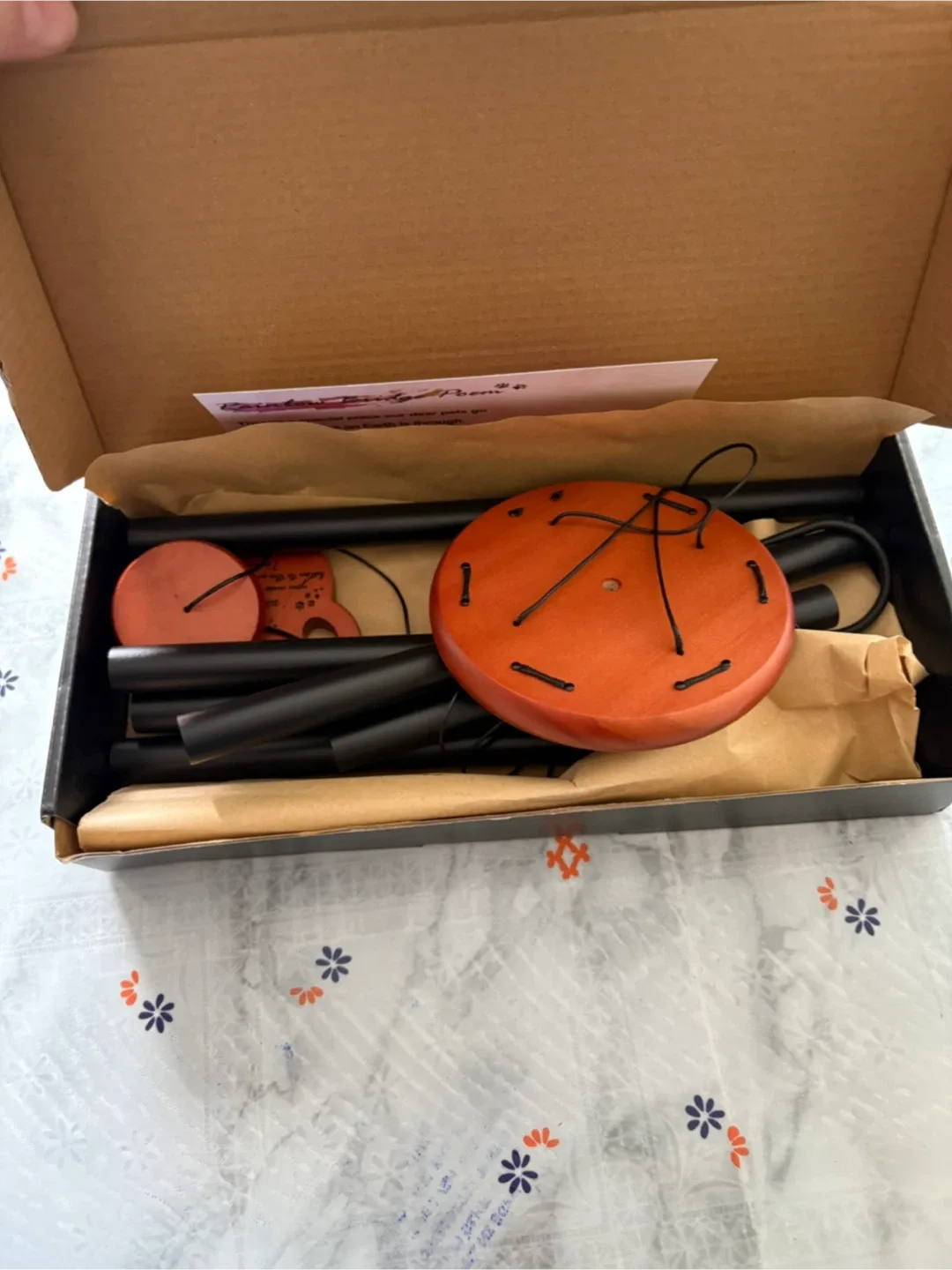 Memorial Dog Wind Chime – Paw Print Design image indicator(6)