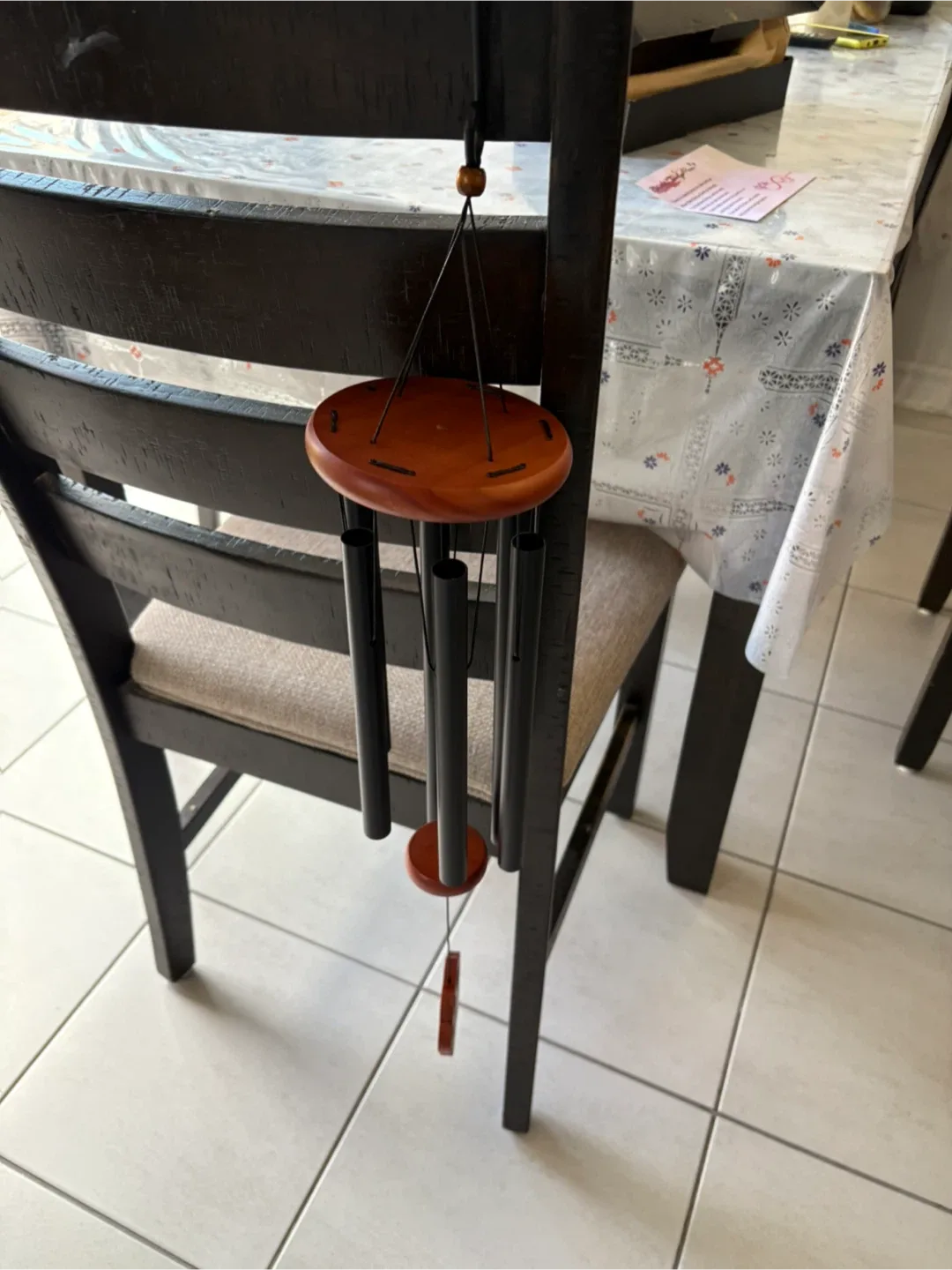 Memorial Dog Wind Chime – Paw Print Design image indicator(4)