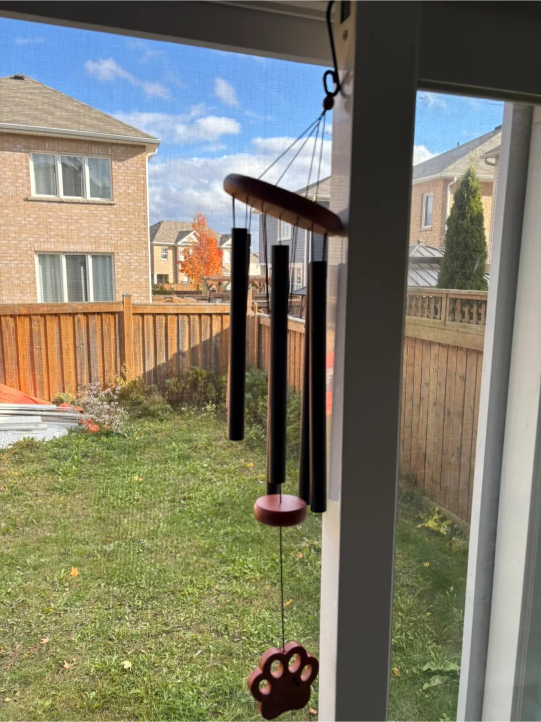 Memorial Dog Wind Chime – Paw Print Design image indicator(2)