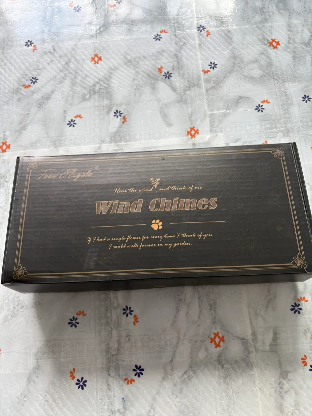 Memorial Dog Wind Chime – Paw Print Design image indicator(9)