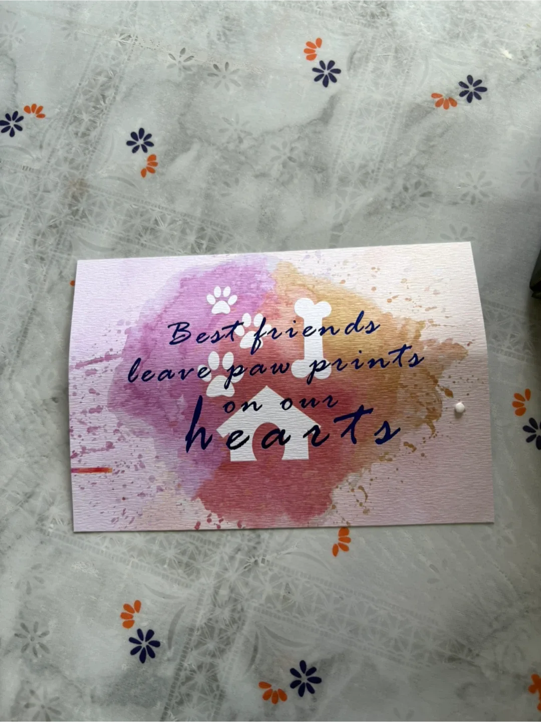 Memorial Dog Wind Chime – Paw Print Design image indicator(7)