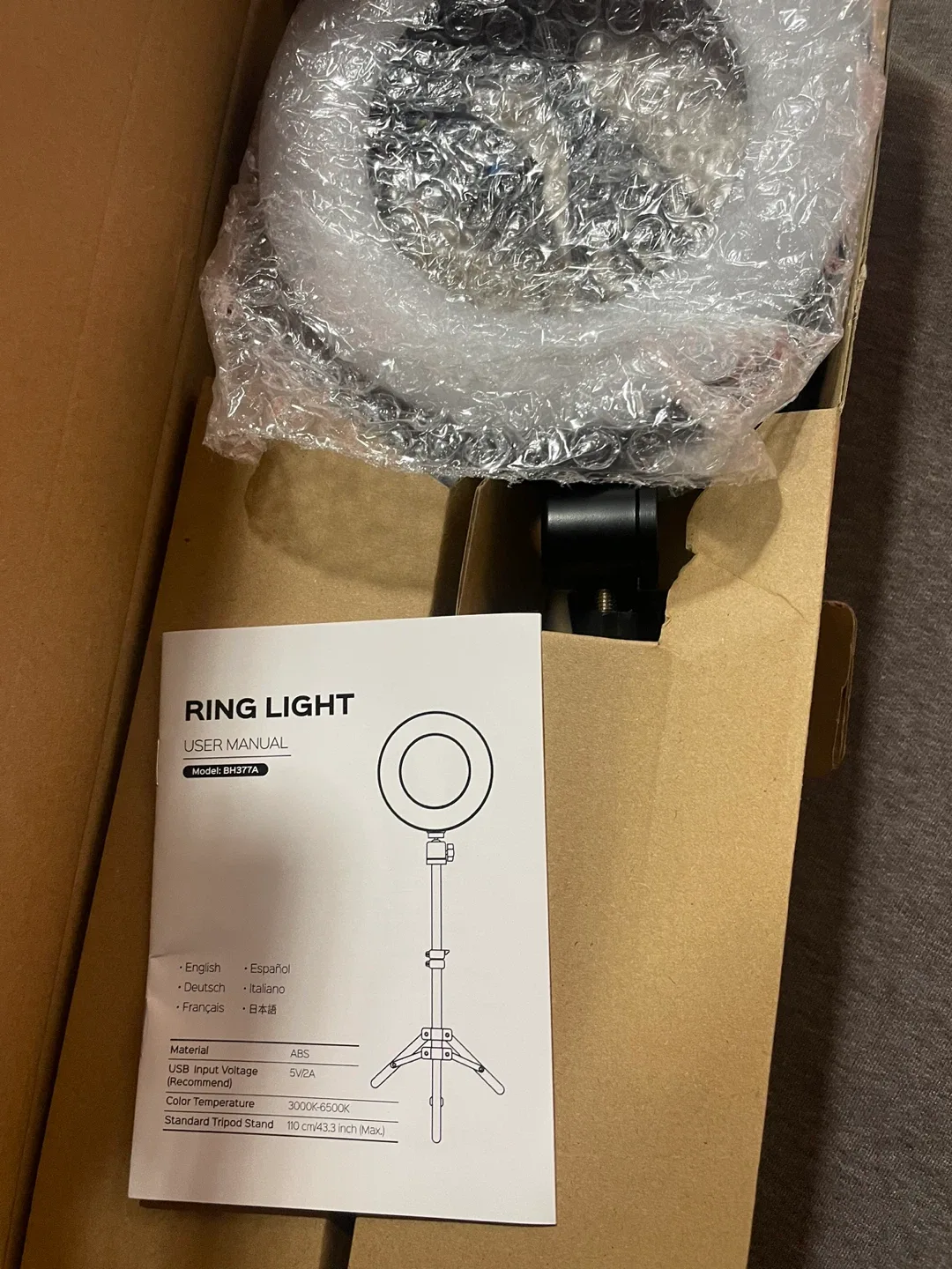 Ring Light BH377A - New in Box image indicator(2)
