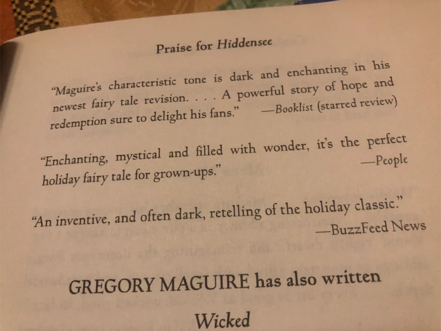 Hiddenensee by Gregory Maguire, YA Fiction image indicator(5)