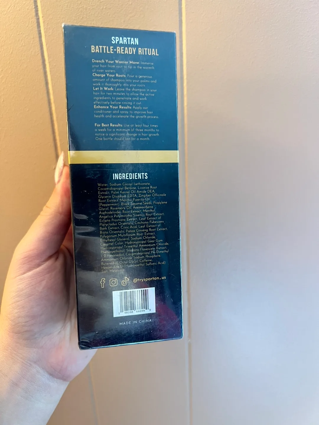 New Spartan Root Activator Shampoo 200ml image indicator(9)