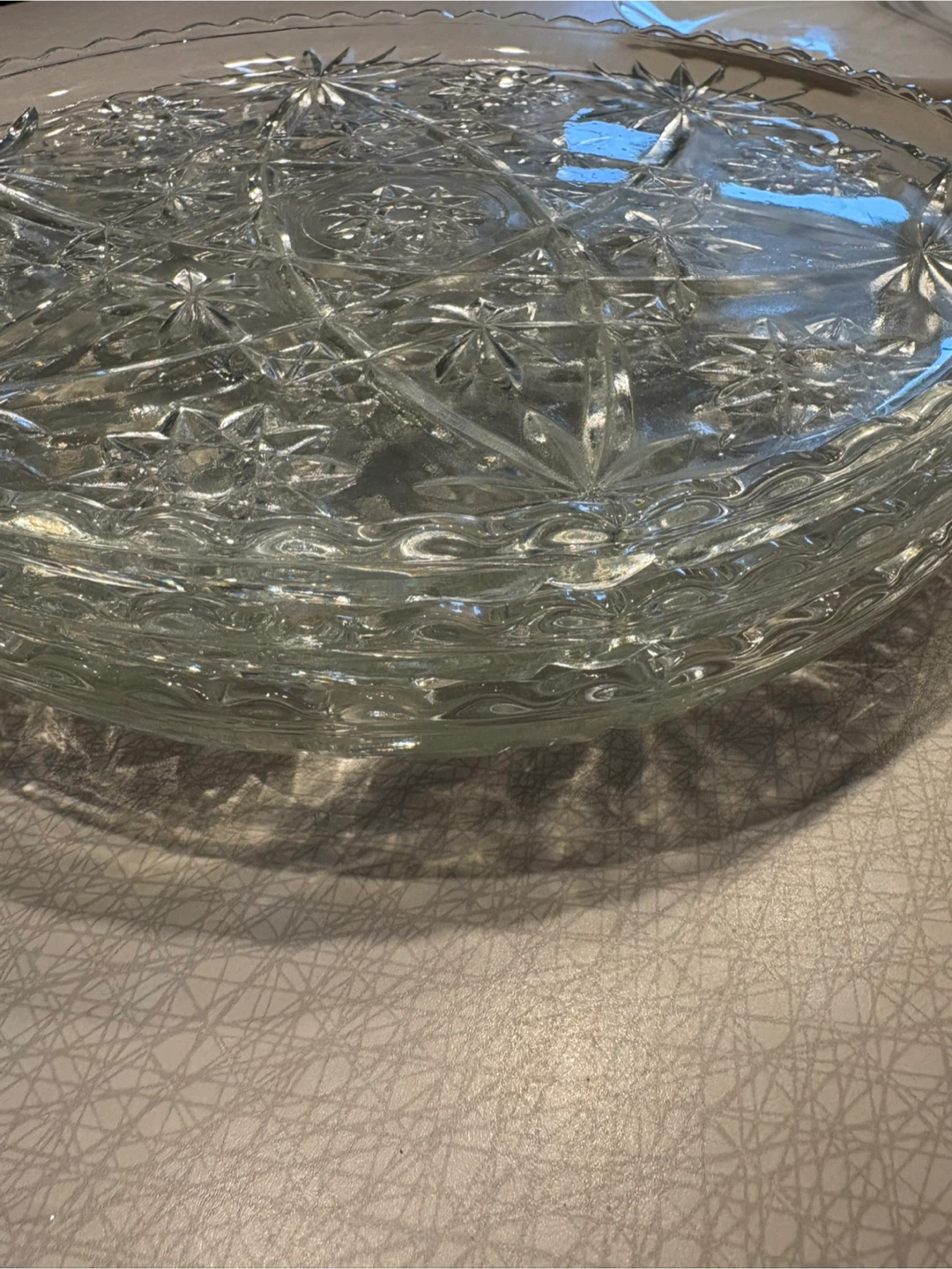 Vintage Glass Serving Plate - photo 3