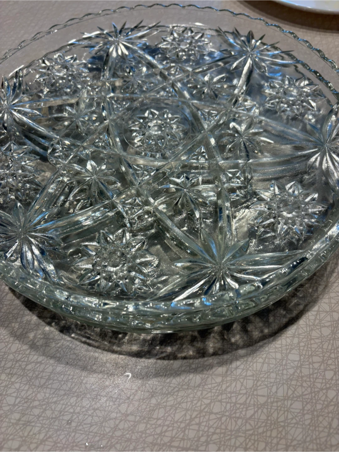 Vintage Glass Serving Plate - photo 2
