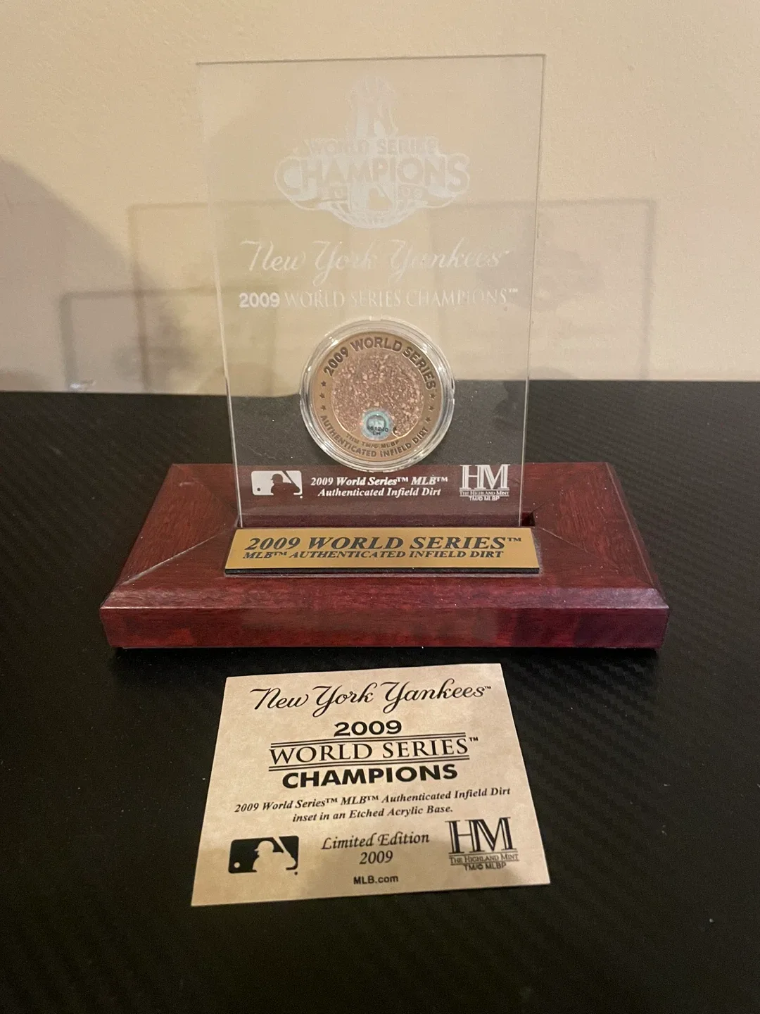 New York Yankees 2009 World Series Champions Infield Dirt image indicator(2)