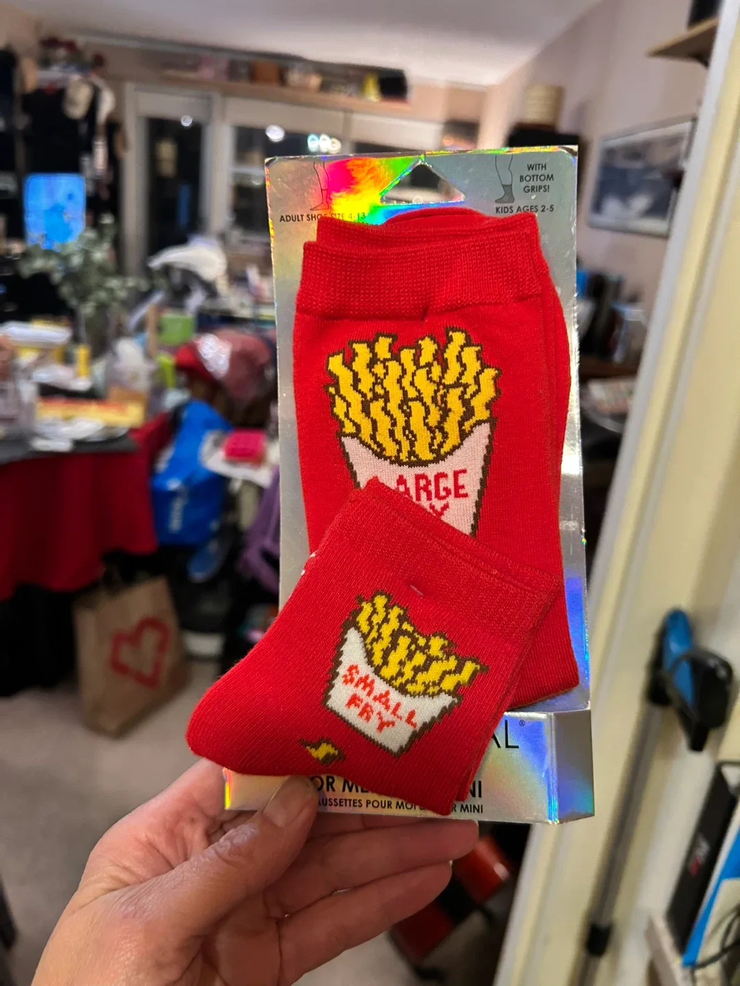 Living Royal Adult & Kids French Fry Socks image indicator(2)
