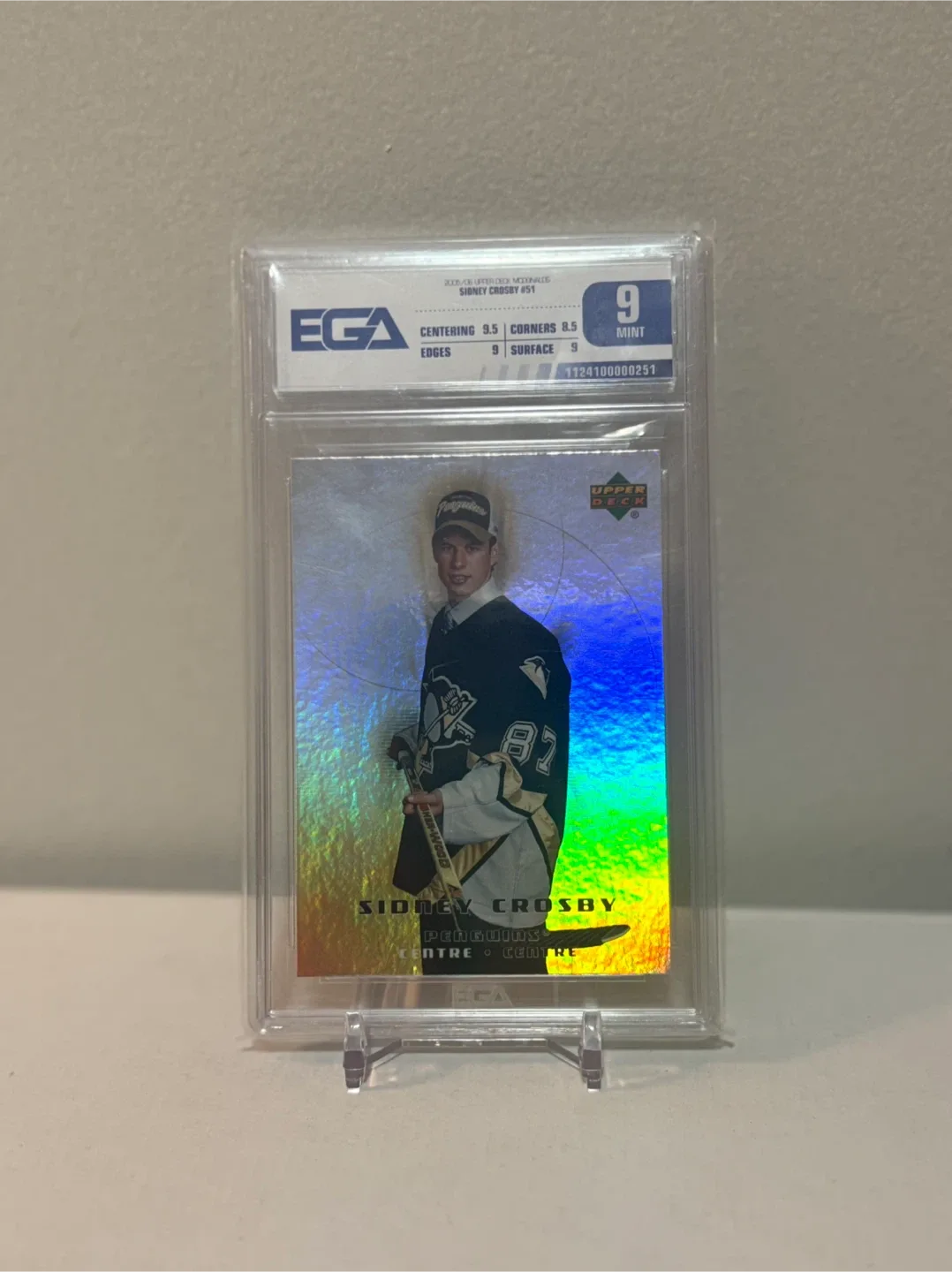 Sidney Crosby McDonald’s Rookie Upper Deck Hockey Card thumbnail