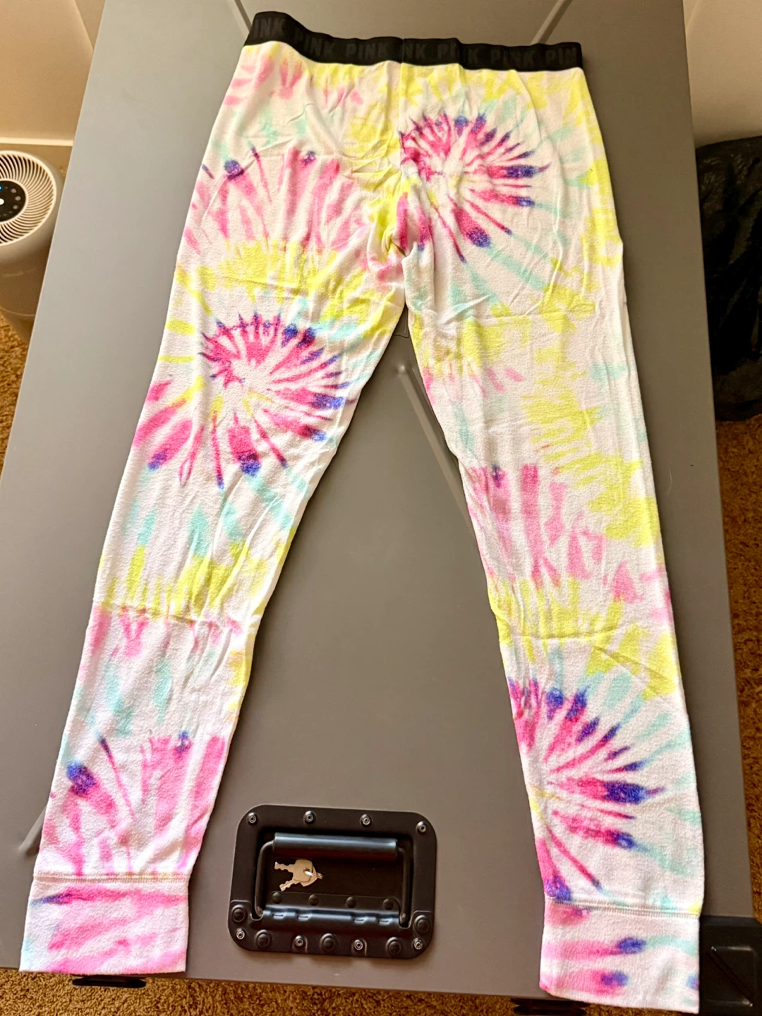 PINK Victoria's Secret Tie Dye Leggings, Size M - photo 3