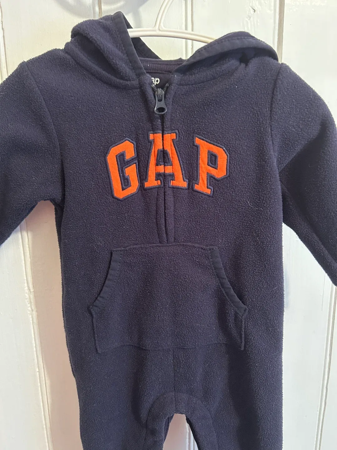 Baby Gap Fleece Onesie 3-6 Months image indicator(2)
