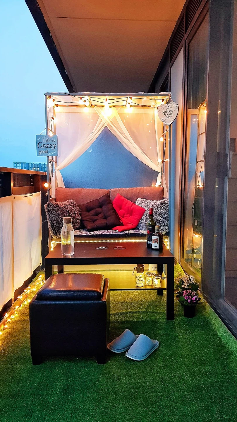 Outdoor bench - Garden Patio Balcony Seat
