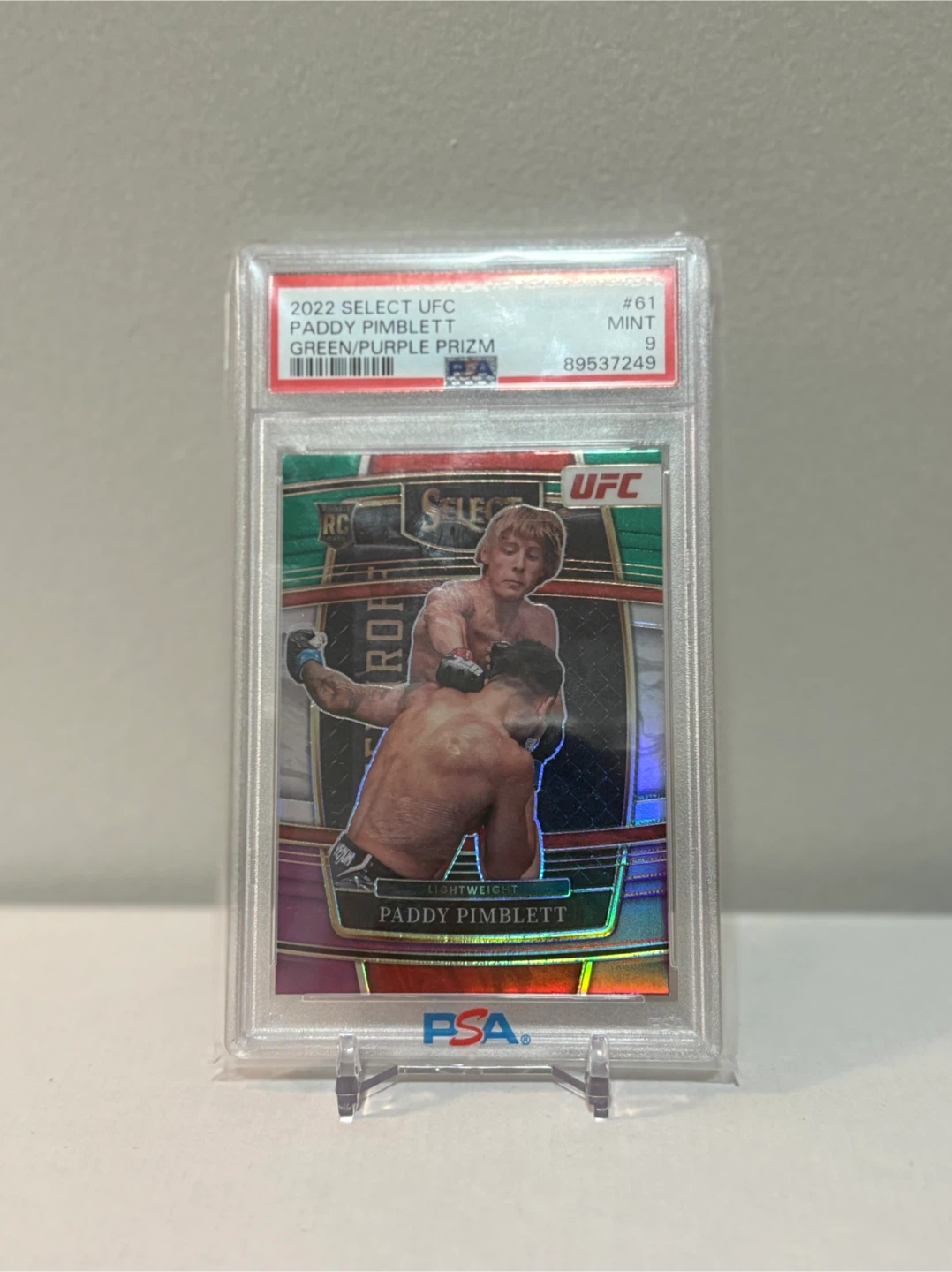 Paddy Pimblett 2022 Select UFC Card