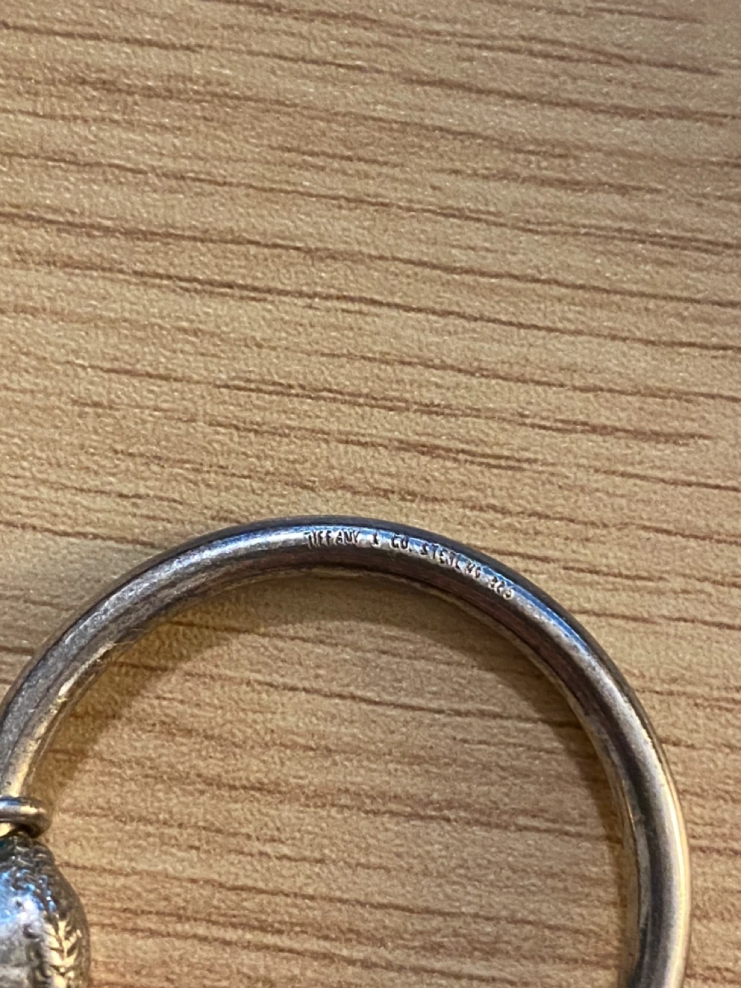 Tiffany Sterling Silver Baseball Keychain - photo 3
