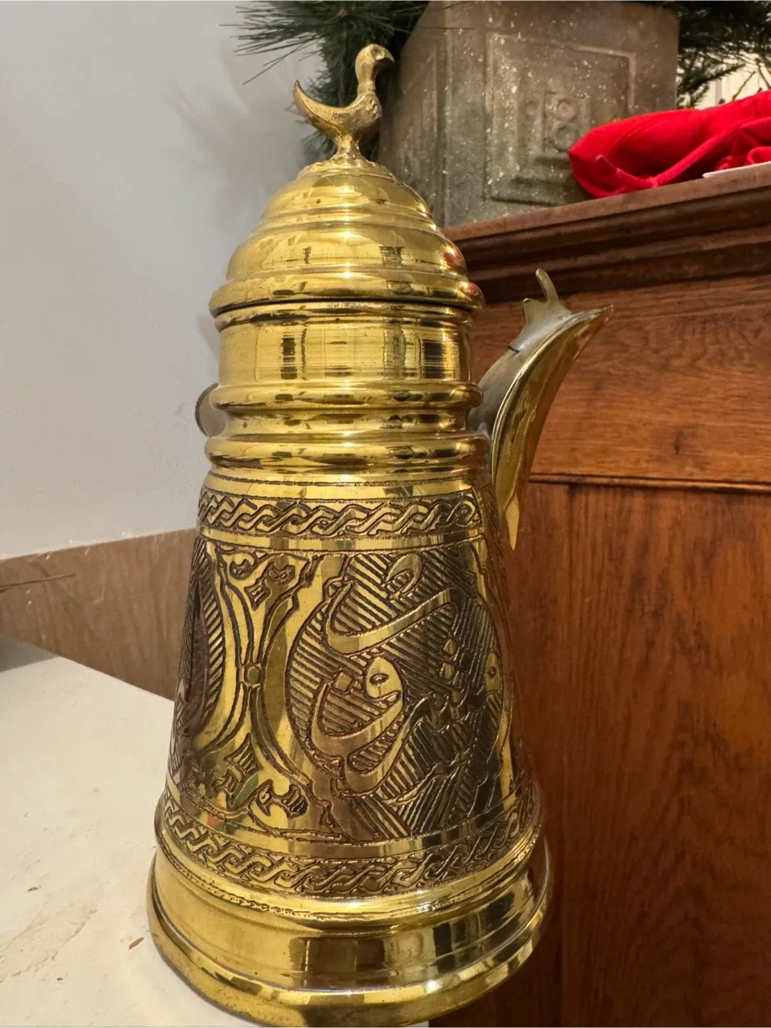 Iskandar Matar & Sons Nazareth Brass Tea Set image indicator(6)